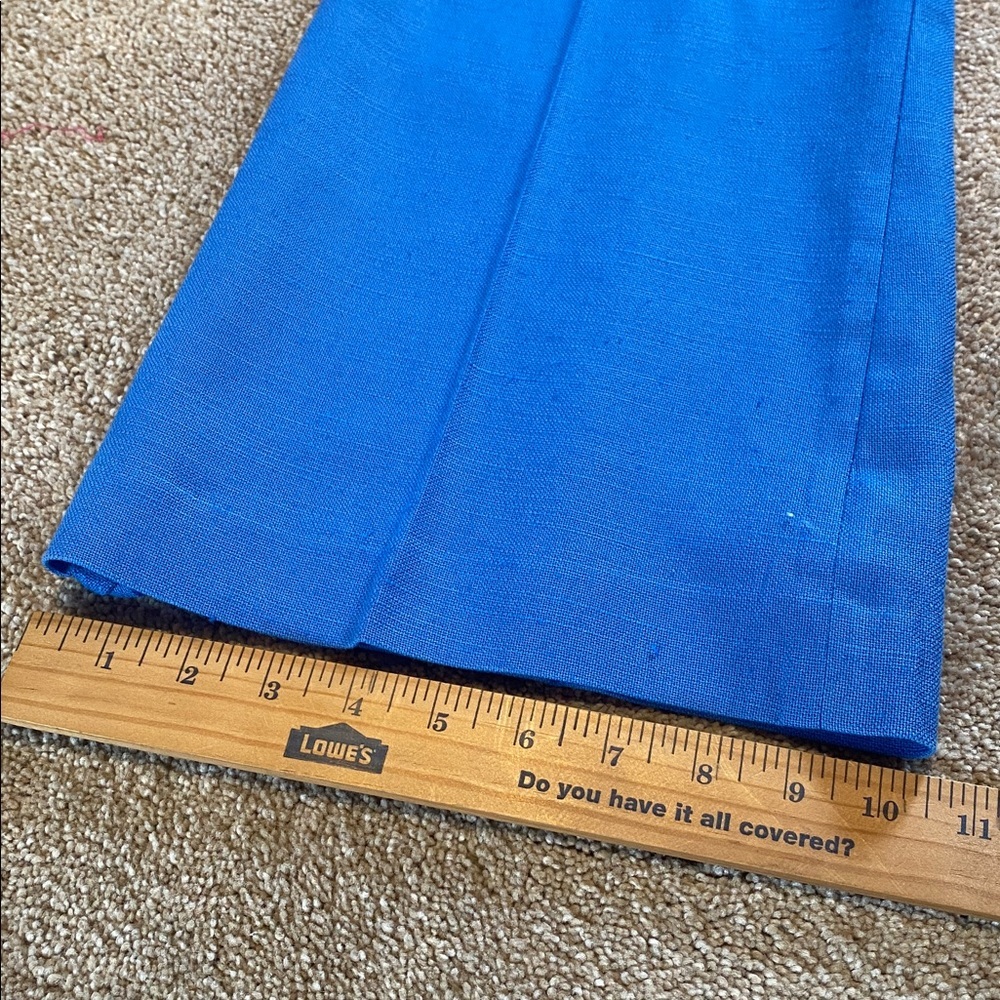 Veronica Beard Dova Azure Blue Wide-Leg Pants Size 10 - Picture 5 of 16
